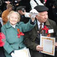Ветераны празднуют новоселье в Левенцовке