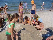 Детский лагерь на Азовском море.