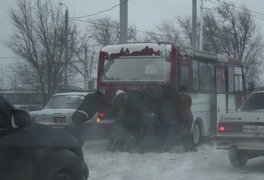 Снег в Ростове
