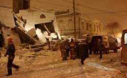 Обрушение дома в Таганроге.