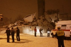 Обрушение дома в Таганроге, ул. Чехова.