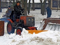 Зима в Ростове.