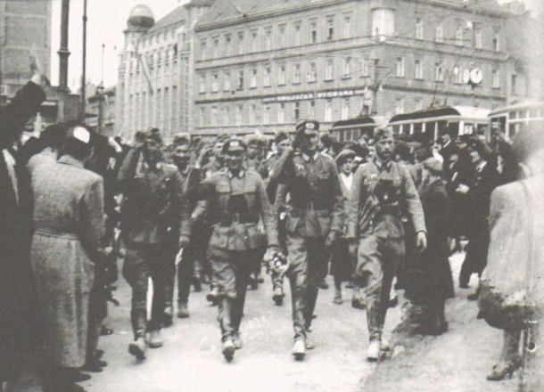 Вход немцев в Загреб 10.04.1941.