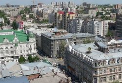 Фасады Ростова в историческом центре.